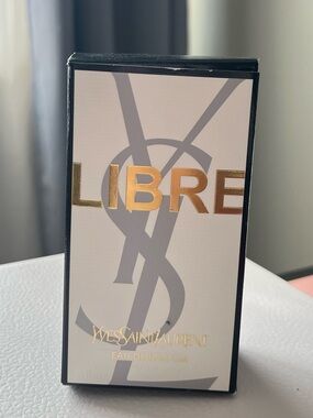 Yves Saint Laurent White and Gold Fragrance Box Back